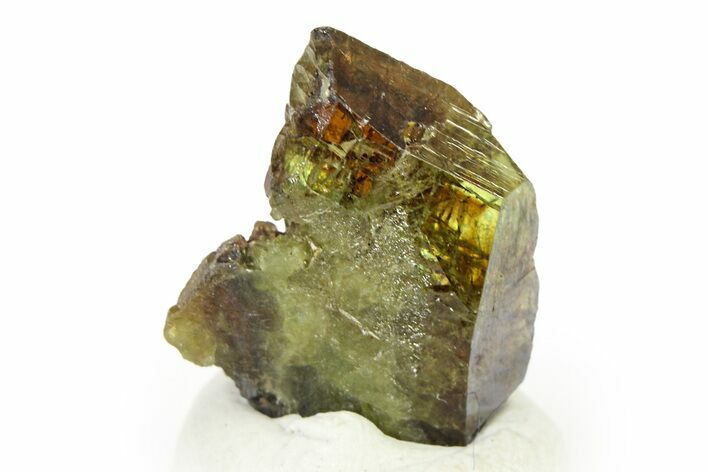 Green Titanite (Sphene) Crystal - Brazil #317127
